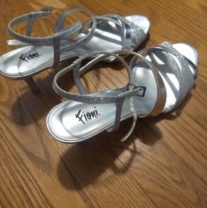Silver heels